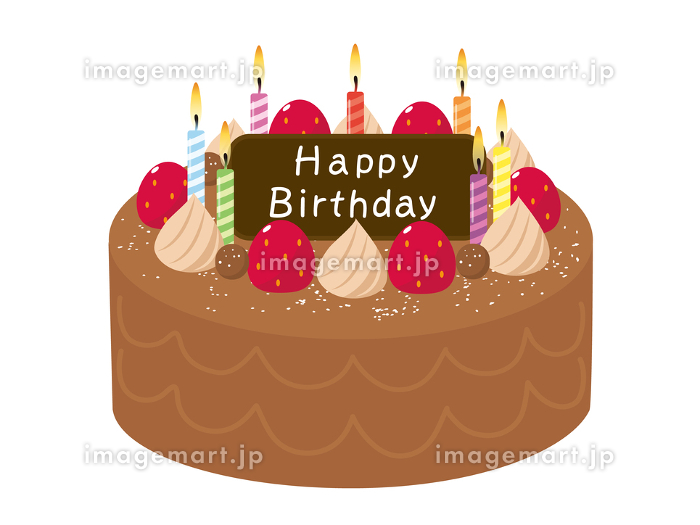 かわいい誕生日ケーキイラスト・フリー素材なら「シンテリ」