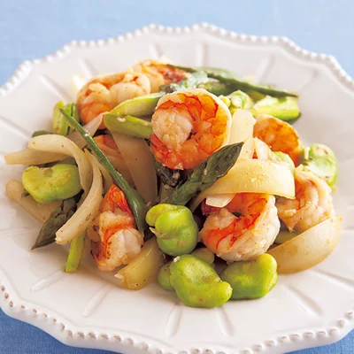 そら豆の甘辛煮