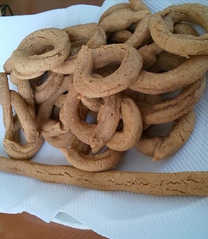 砂糖不使用・油少なめの米粉のはちみつ焼きドーナツレシピ