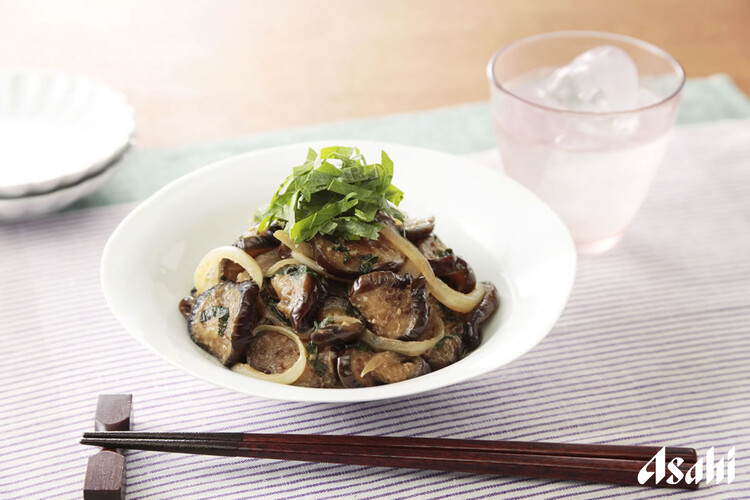 なすのしそ巻き焼き味噌味の懐かしいおかず