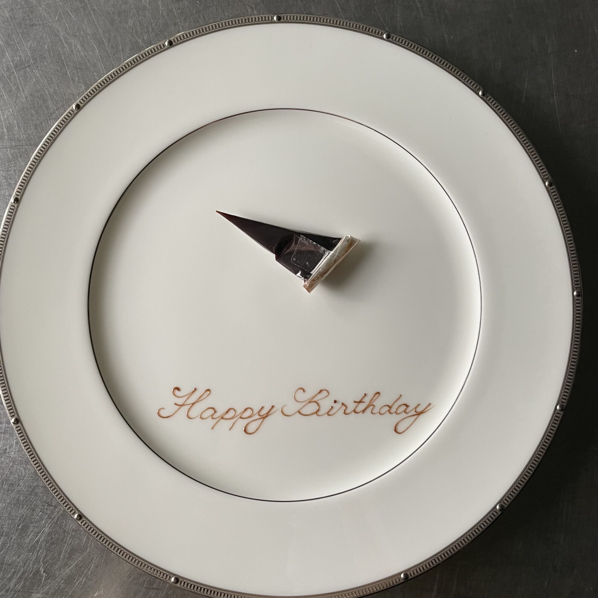 ハッピーバースデー書き方チョコペンTikTok