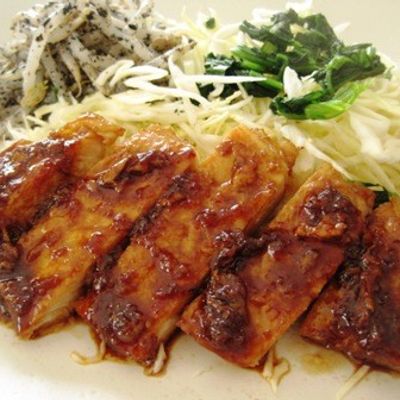 豚のガーリック塩こうじ焼き