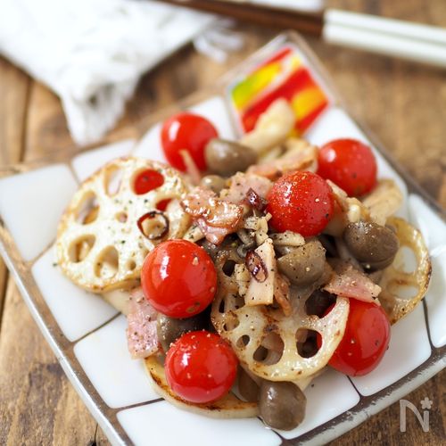 お弁当に⭐ミニトマトの切り方