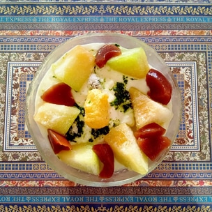 甘くないメロンのコンポート