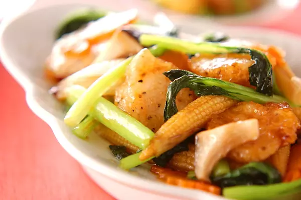 豚肉とターサイのオイスターソース炒めレシピ - 50kgダイエットした港区芝浦IT社長ブログ