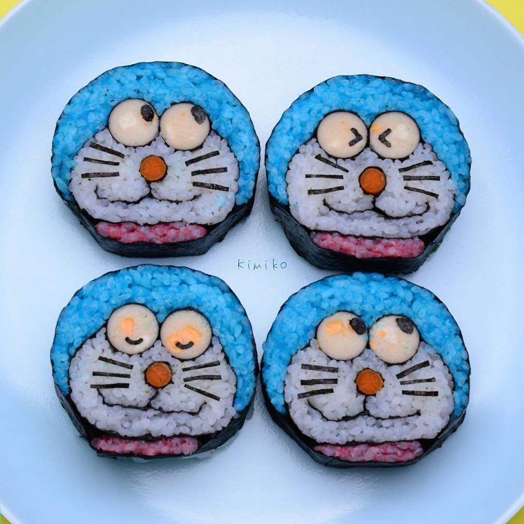 巻き寿司アート ペンギンの飾り巻き寿司！小学生向け sushi art