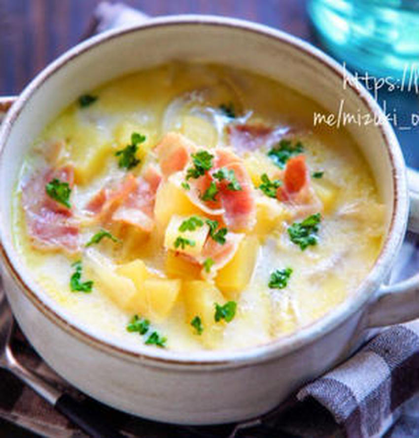 寒い朝はパパッと作れるスープを。朝食におすすめの8つの汁物レシピ - macaroni