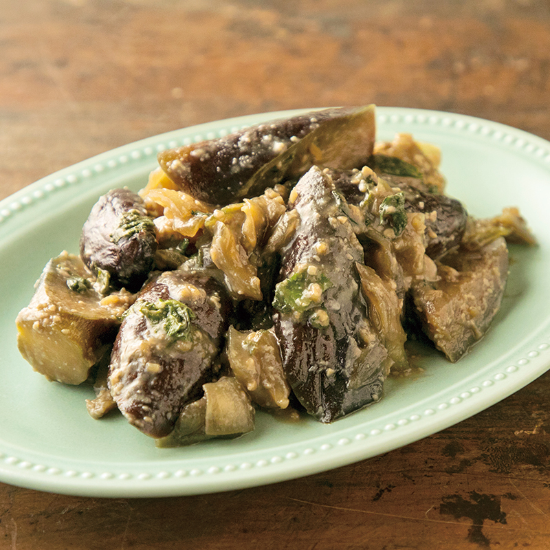 9月 なすのしそみそ炒め - レシピ集 - フードマーケット・マム