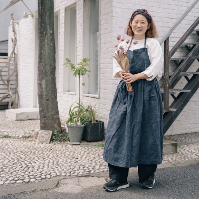 北欧風 多色展開 おしゃれエプロン ワンピース風エプロン 人気 かわいい カフェ風エプロン – Jojormaru