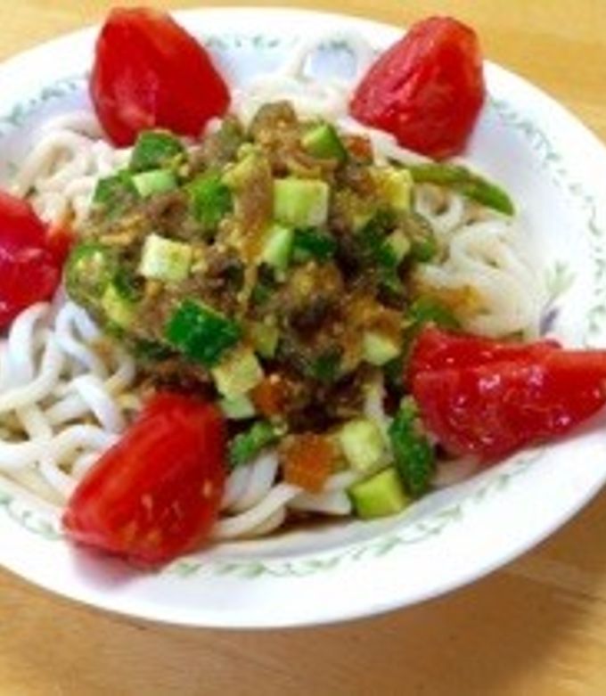 レンジで簡単！残ったカレーでカレーうどん★