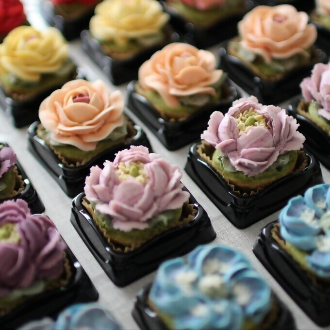 あんフラワークッキー 16枚入り2個セット ＊写真は参考 ７．８月デザイン華水月 ＨａｎａｍｉｚｕｋｉCake.jp