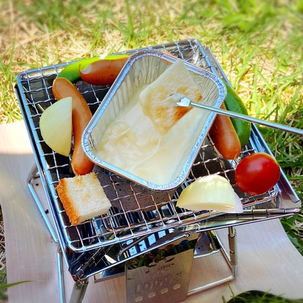 キャンプ飯 チーズポテトフライコールマンColeman