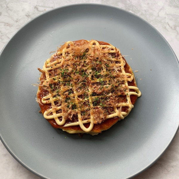 超簡単小麦粉でお好み焼きの作り方！水なしで美味しいキャベツレシピ