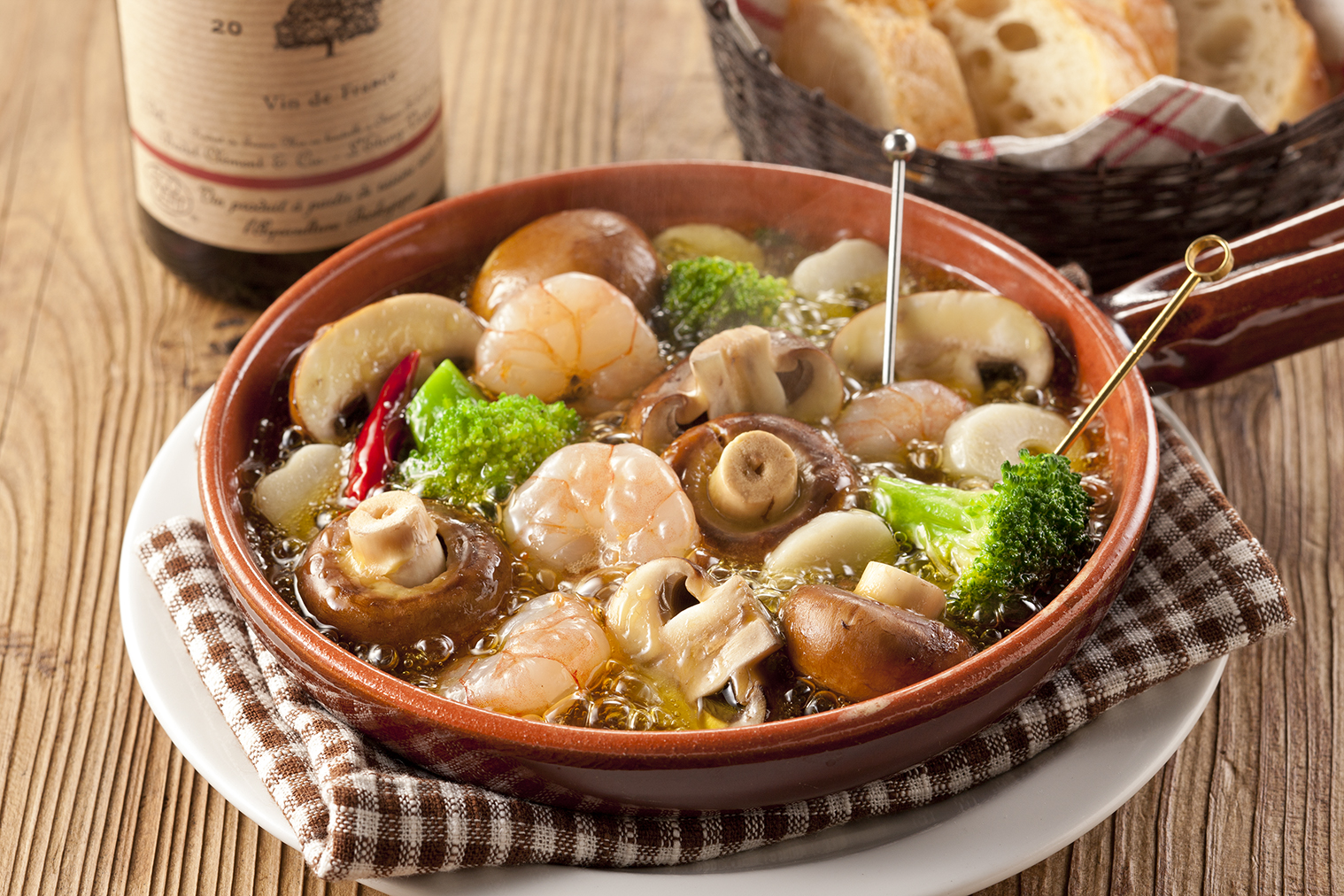 レシピ エビとマッシュルームのアヒージョ和平フレイズ株式会社