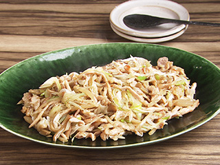 ザーサイと豚肉のふんわり卵炒め