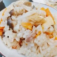 白だしで牛肉とキャベツのお粥♬