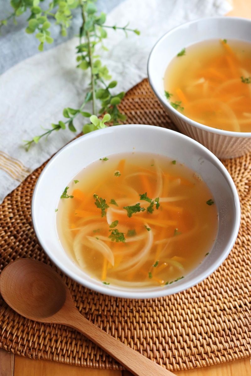 洋風献立に！白菜とベーコンのミルクコンソメスープレシピセブンプレミアム公式