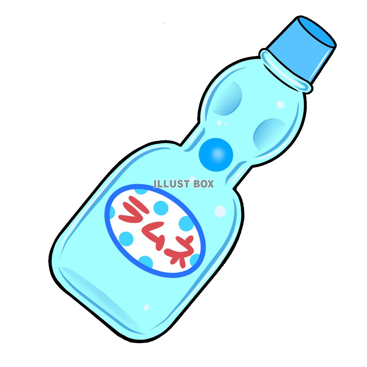 シンプルおしゃれな瓶ラムネイラスト・フリー素材なら「シンテリ」