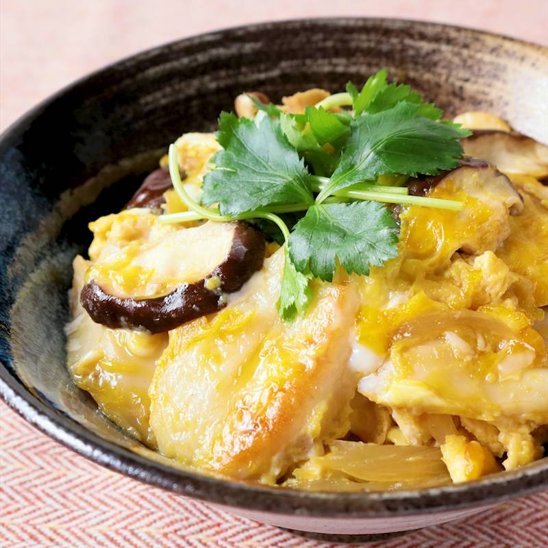 玉子丼・フライパン一つで作り、洗い物最小限に。超簡単！うさうさレシピ