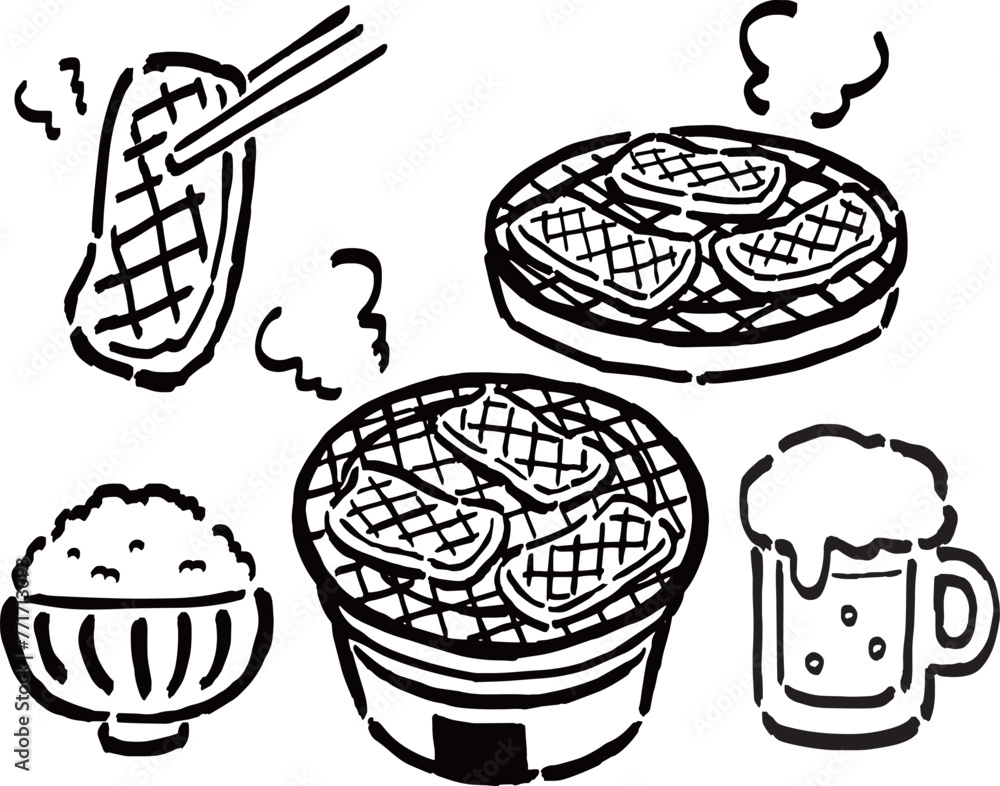 主婦と山盛りご飯 イラスト素材6127064- フォトライブラリ