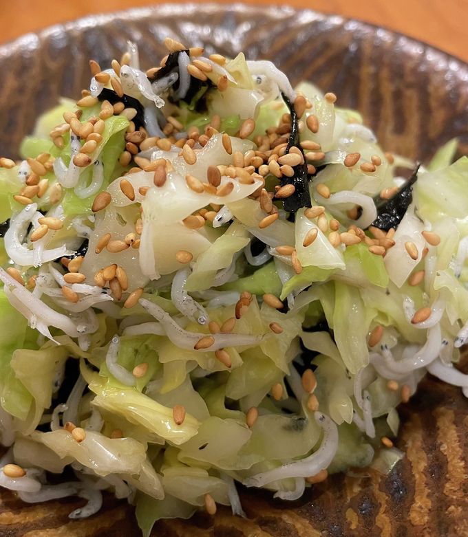 しらす入り☆キャベツとじゃがいものチーズ焼き