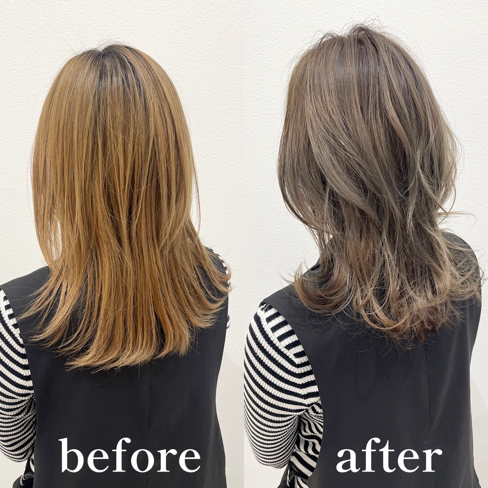 大人気のミルクティーカラーはブリーチで作る！レシピと作り方 イルミナカラー編- Hairdresser M.I