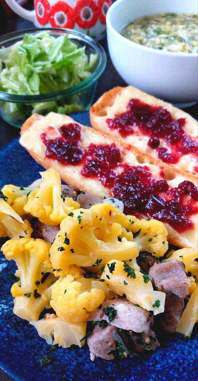 Recipe カリフラワーと豚肉のカレー炒め