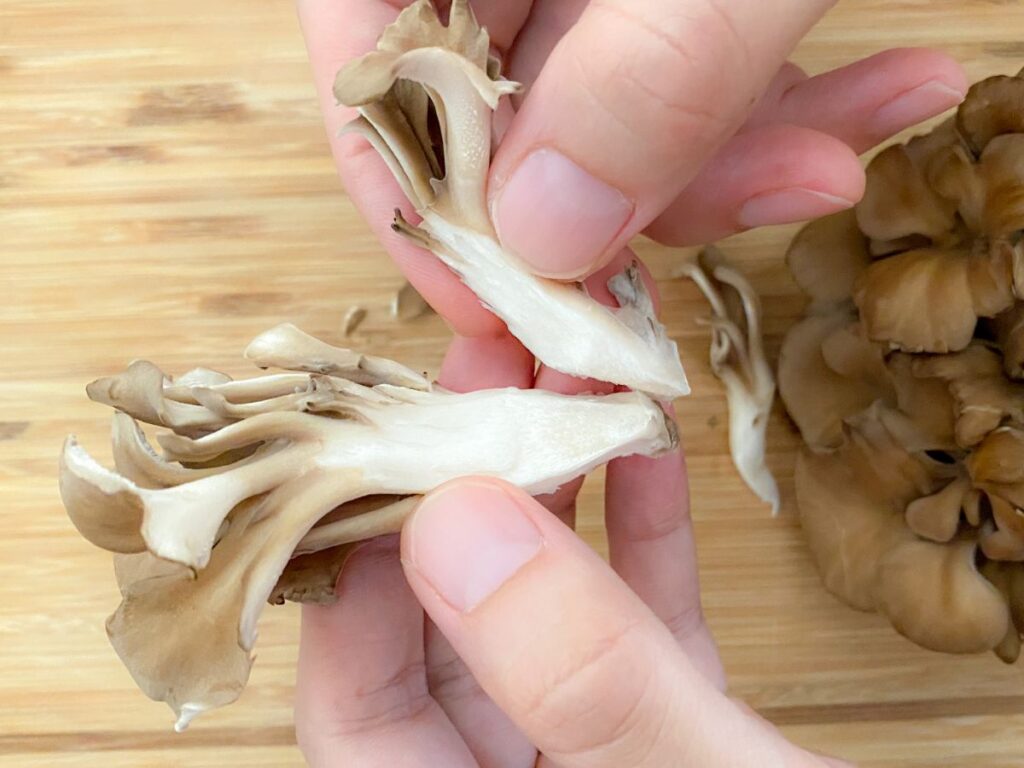 旨味たっぷり焼きマイタケ 副菜