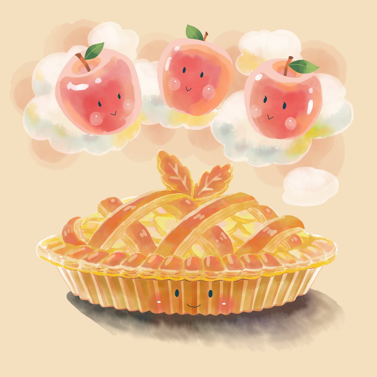 アップルパイ 単語帳イラスト みいゆ