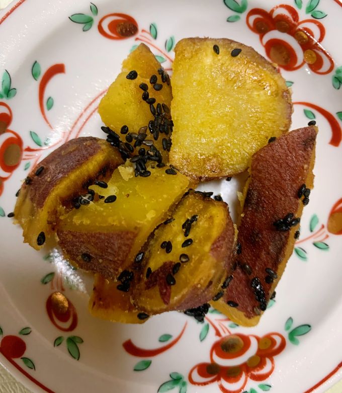 フライパンで簡単！揚げない！カリカリ大学芋の人気レシピを教えます五島商店 佐藤の芋屋