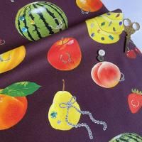 数量5から生地 『シーチング 食べ物柄 AP45902-2B』 生地,柄から探す,たべもの柄 ホビー材料の通販「ユザワヤ公式ネットショップ」