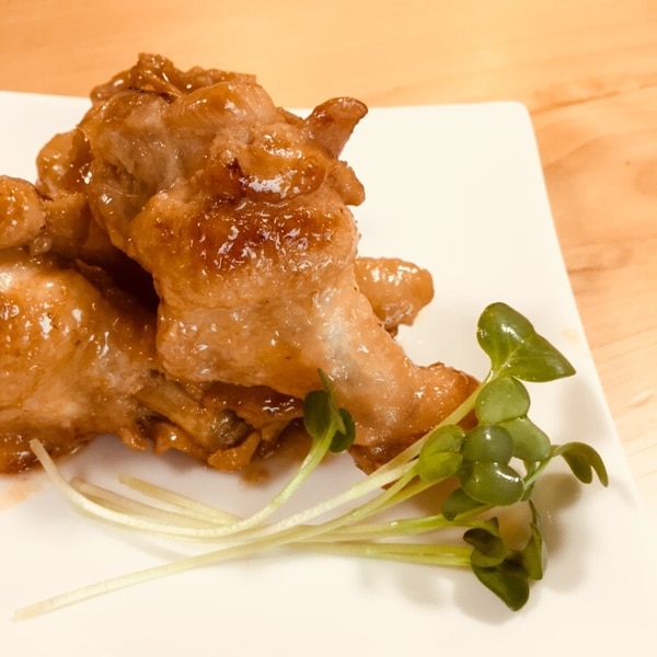 お酢でやわらか！甘辛鶏手羽元のさっぱり煮