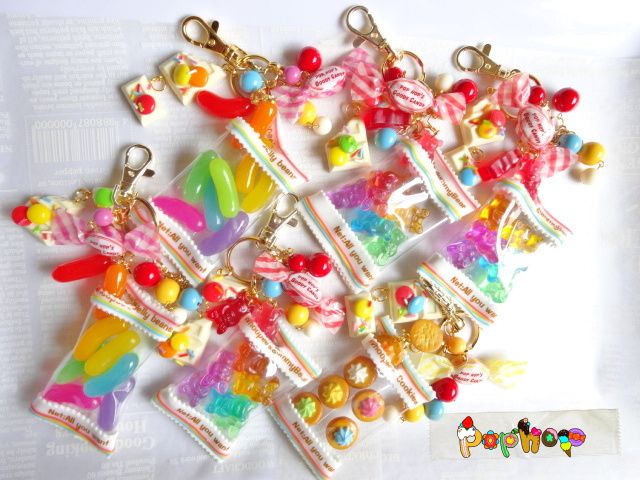 DIY お菓子の袋をリメイク ちいかわいちごラムネキーホルダー ちいかわカレンダー 手帳紹介