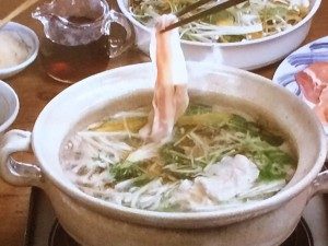 ぶりのおろししゃぶしゃぶ 昆布だししょうゆ使用