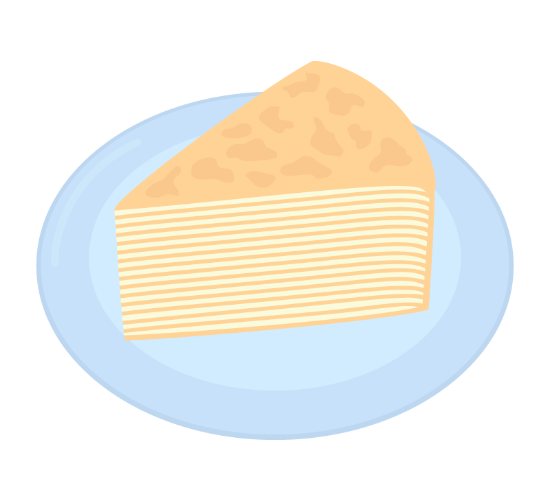 イチゴクレープ無料イラスト素材素材ラボ