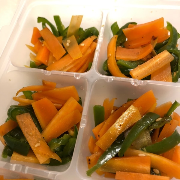 離乳食中期ピーマンストック