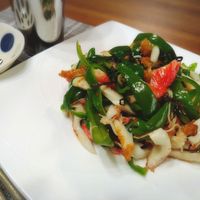 ちくわとピーマンの塩昆布炒め