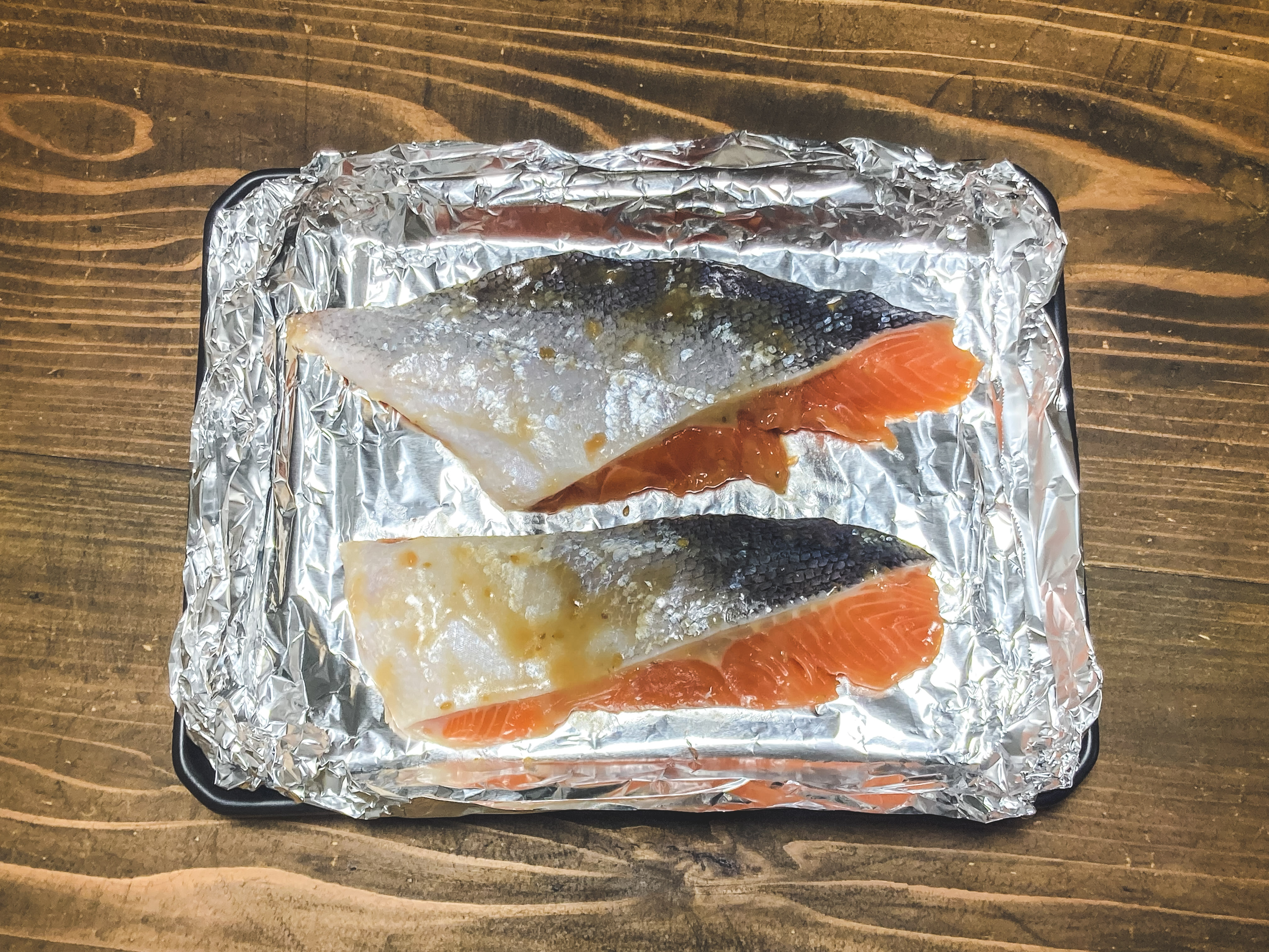 鮎のホイル包み焼き