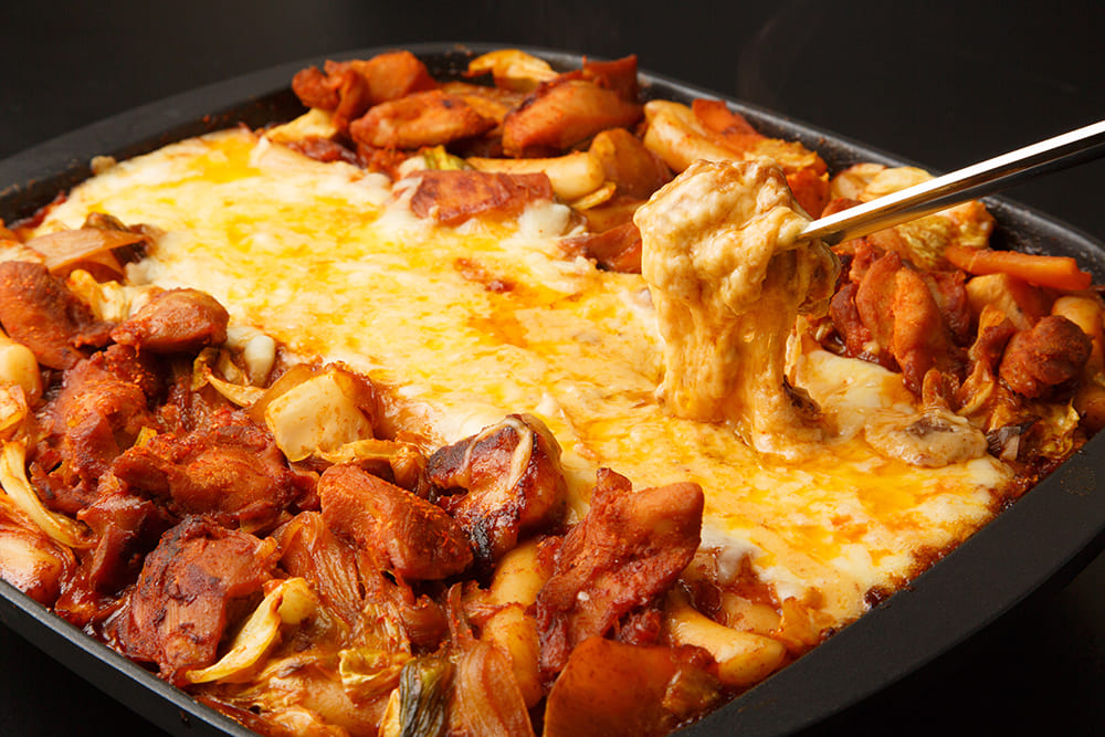 鉄板焼きで焼きそばパーティ