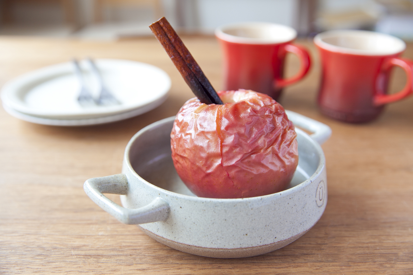 りんごとプルーンのオーブン焼き