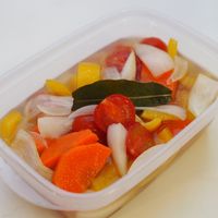 生ハムときゅうりのおつまみピクルス