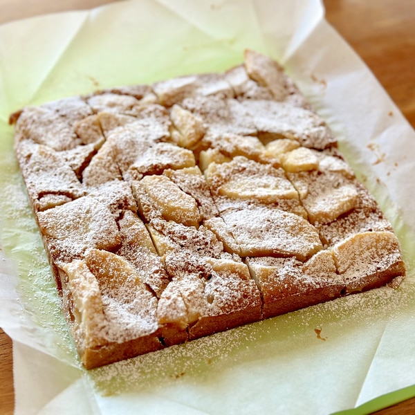 りんごとさつまいもの米粉パウンドケーキ