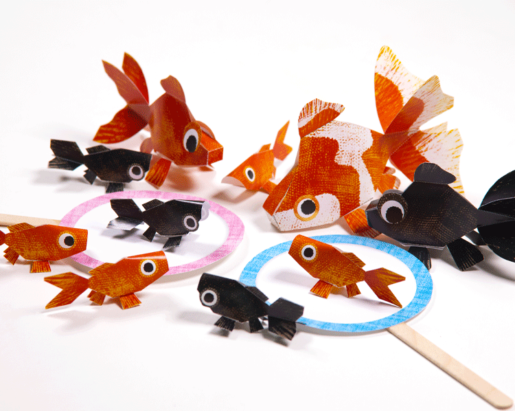 手作り金魚の吊るし飾り リボン編み金魚 金魚 かわいいYahoo!フリマ 旧PayPayフリマ