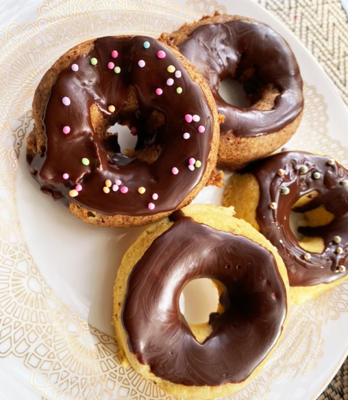 簡単美味しい レンジでチョコドーナツの作り方