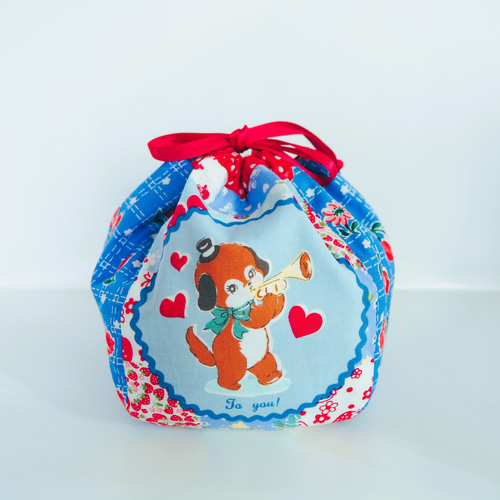 スポット手作りおにぎりキャリコ 化粧ポーチ 保存袋イエロー - ショップ 木華子 MUHUA ポーチ - Pinkoi