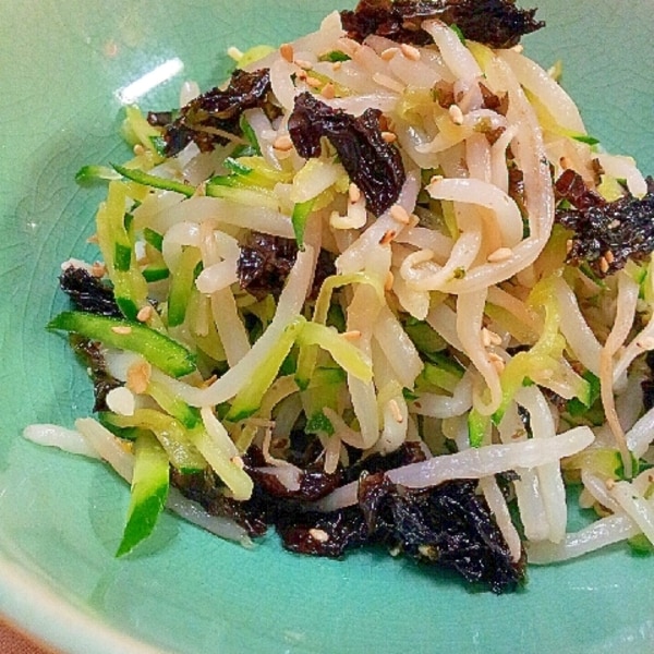 塩もみ不要♡『胡瓜とカニカマの韓国海苔和え』簡単めちゃうま♪