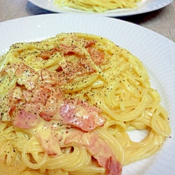 チーズと卵があれば☆超簡単カルボナーラ by 手抜きで美味いクックパッド簡単おいしいみんなのレシピが392万品
