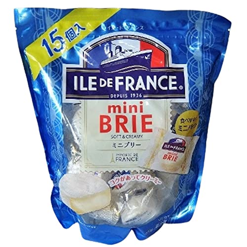 AmazonILE DE FRANCE ミニブリーチーズ 1袋 25g×15個 チーズ 冷蔵 おつまみ おやつ コストコSeidiguナチュラルチーズ 通販