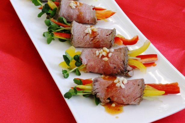 裏ワザで簡単！ローストビーフのローズサラダ