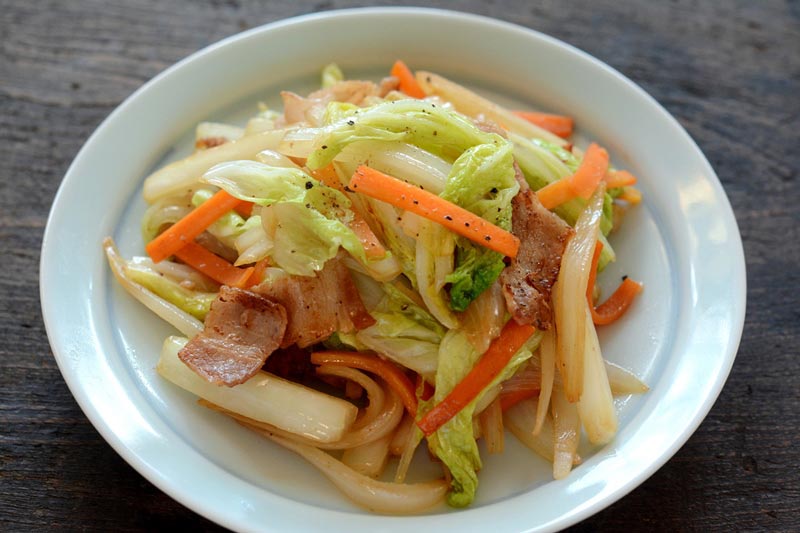 野菜がシャキシャキ！水っぽくならない肉野菜炒め